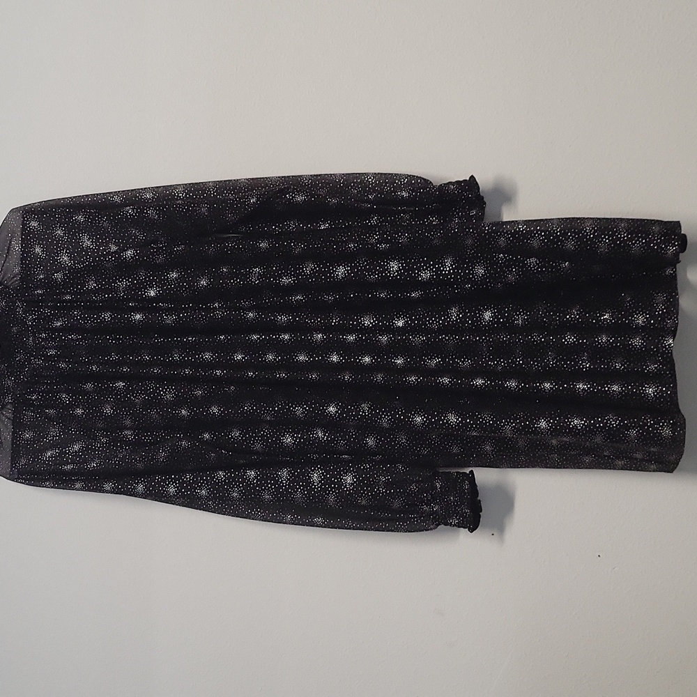 Nina Leonard dress black and sparkly